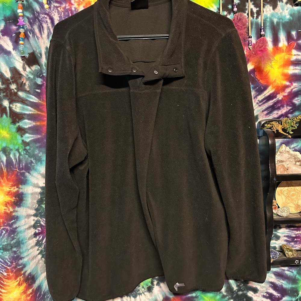 Black quarter zip jacket